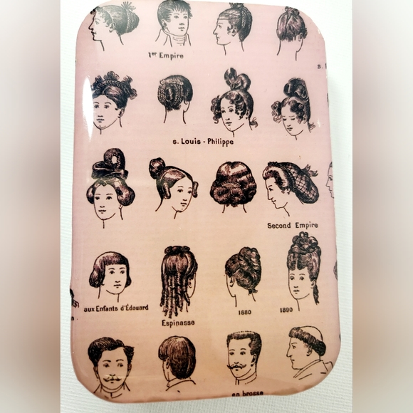 Art Deco Flat Box Tin - Picture 1 of 8